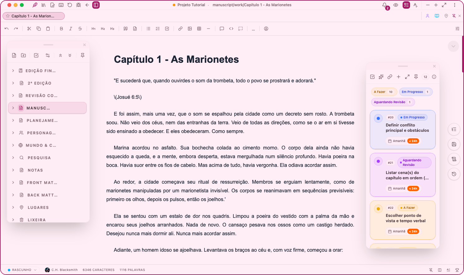 Momo tema rosa claro
